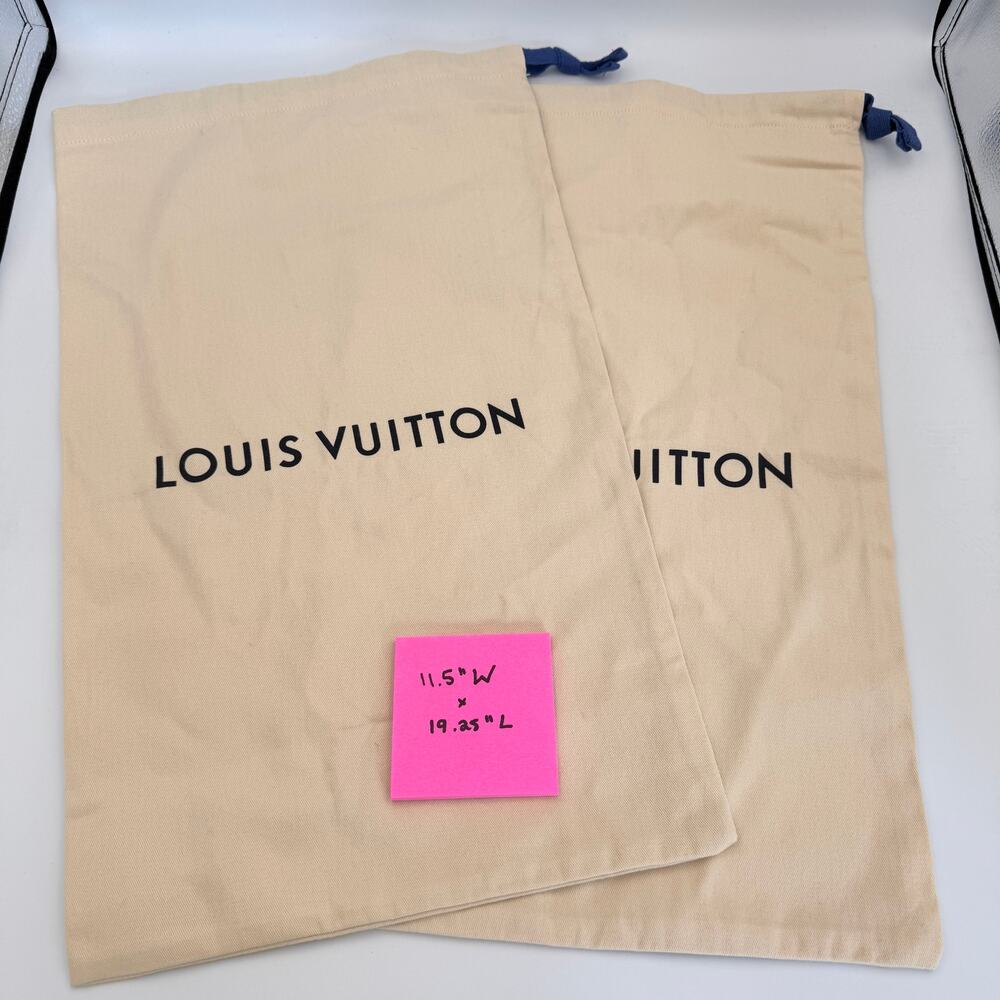 Authentic Louis Vuitton Dustbag Set  11.25" x 19.25"